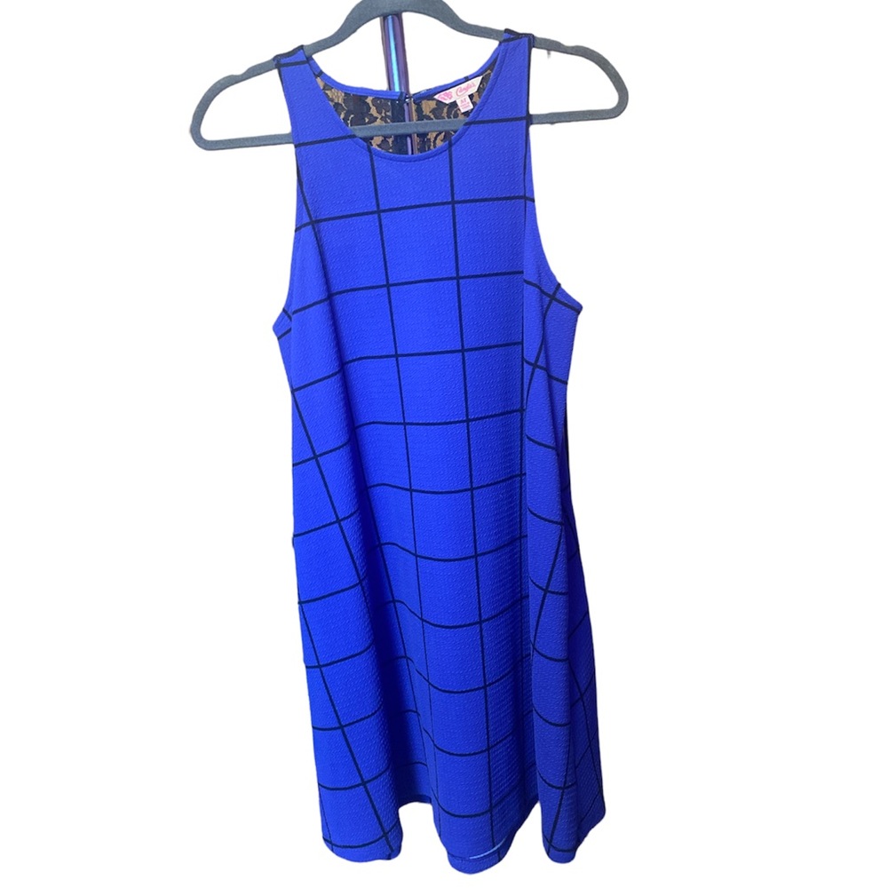 Blue and black Juniors dress